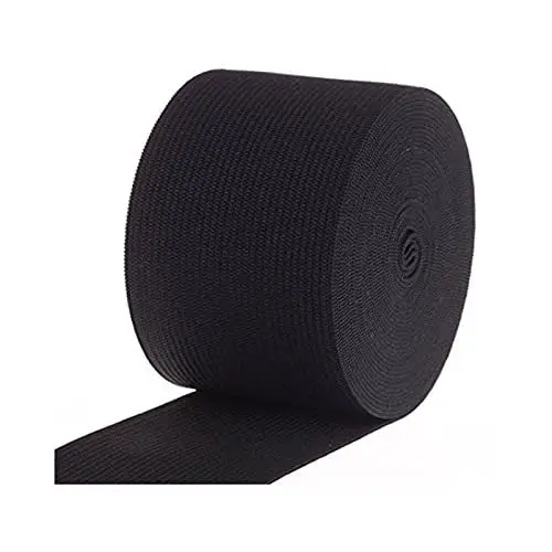 Produktbild: Gummiband Schwarzes, Elastisches Band für Nähen und DIY Basteln (5M x 60MM)