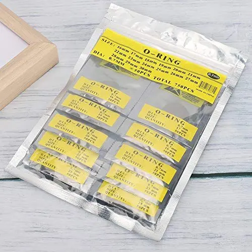 Produktbild: Gummi-Dichtungsscheiben, Wasserdichte Gummi-Unterlegscheibe, Uhrenzubehör, Uhrendichtungen, für die -Reparatur von Uhrenrückseiten (0,7 mm wasserdichter Ring)