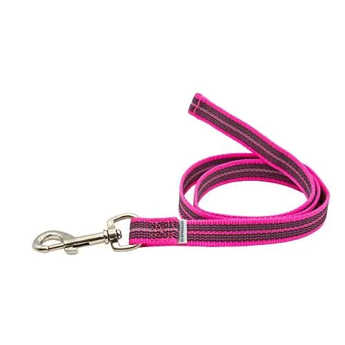 Produktbild: Gummierte Leine ohne Handschlaufe - pink, 300 cm (3 m)