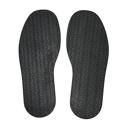 Produktbild: Gummi-Schuhreparatur-Vollsohlen, 1 Paar DIY-Schuhsohlen-Ersatz, Rutschfest, für Aktivitäten Im Innen- und Außenbereich (BLACK)