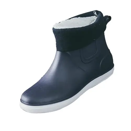 Produktbild: Gummistiefel Damen Kurz GefüTtert Stiefel 38 modische Version der niedrigen Regenschuhe für Erwachsene, warme Regenstiefel für Herren, für Küche, Angeln, Gummistiefel GefüTtert 28 (Blue, 40)