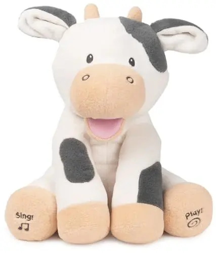 Produktbild: GUND Buttermilch, die Kuh - qualitativ hochwertiges, interaktives, singendes Plüschtier, bewegt Ohren und Mund, für Babys ab 10 Monaten