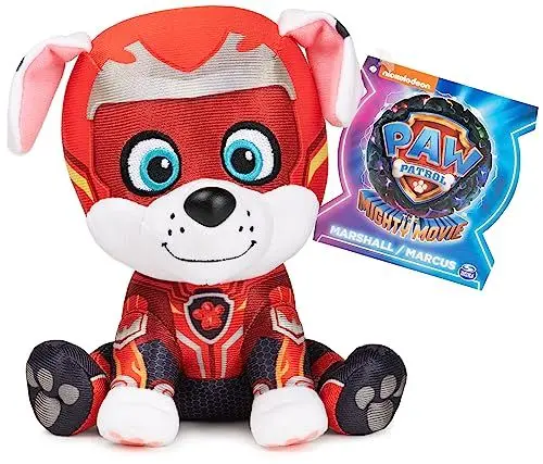 Produktbild: GUND PAW Patrol Der Mighty Kinofilm Marshall, 15 cm - original Plüschtier zum Kinofilm 2023, ideal zum Nachspielen der Kinoabenteuer und als Lieblingskuscheltier, Spielzeug für Kinder ab 1 Jahr