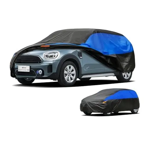 Produktbild: GUNHYI Autoabdeckung Wasserdicht und atmungsaktiv, Vollgarage Autoplane für BMW 1er, VW Golf, Audi A3 Schrägheck, Seat Leon, Opel Astra etc. Schutz vor Regen, Sonne und Staub. (415 zu 450 cm)