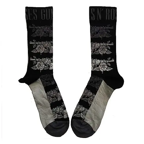 Produktbild: Guns N' Roses Socken Monochrome Pistols offiziell Herren Schwarz UK Size 7-11