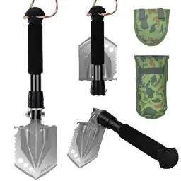 Produktbild: GUPTOMES Camping Schaufel Multifunktional Camping Gadgets Gartenschaufel Survival Ausrüstung Für Outdoor Rucksack Wohnmobil Zubehör Auto Notfallrettung