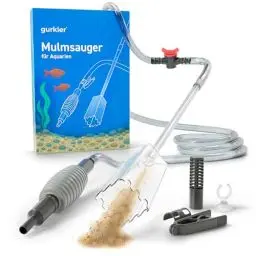 Produktbild: gurkler Mulmsauger Aquarium Sauger - mit Sperrventil - Aquarium Reinigungsset mit Zubehör zum Wasserwechsel - Mulmglocke Aquarium