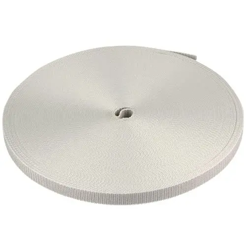 Produktbild: Gurtband 18mm Breite Farbe grau 50m-Rolle Rolladengurt für Rolladen