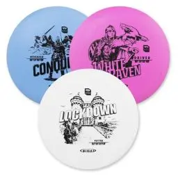 Produktbild: Guru Disc Golf Starter Set, 3 Frisbee-Scheiben für Jede Entfernung, Funsport im Freien für Kinder und Erwachsene – Driver, Midrange, Putter