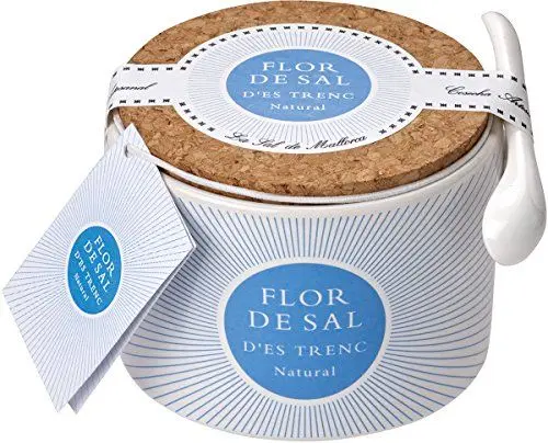 Produktbild: Gusto Mundial Flor de Sal d'es Trenc Natural - in Keramikdose, 1er Pack (1 x 100 g)