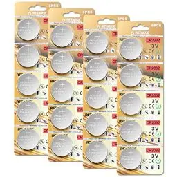 Produktbild: GutAlkaLi 20 Stück CR2032 3V Batterien CR 2032 Knopfzelle (Lithium Knopfzellen - 3 Volt im 20-er Pack)
