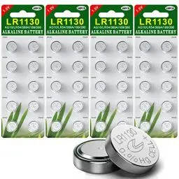 Produktbild: GutAlkaLi 40 Stück AG10 LR1130 1.5V Alkaline Knopfzelle Batterien ohne Quecksilber