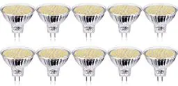 Produktbild: GVOREE MR16 GU5.3 LED Lampen Neutralweiss,450lm,Ersatz für 40W Halogenlampen,5W,12V AC/DC,Neutralweiß 4000K,120° Ausstrahlungswinkel, LED Spot 10er Pack