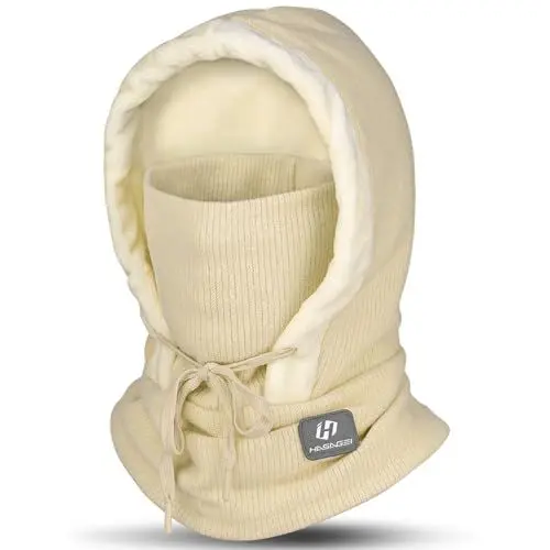 Produktbild: GXCROR Sturmhaube Balaclava Sturmhaube Motorrad Skimaske Sturmhaube Fahrrad Balaclava Herren Damen Warm Fleece Sturmhaube Winter Ski Maske Männer Frauen für Ski Motorrad Fahrrad