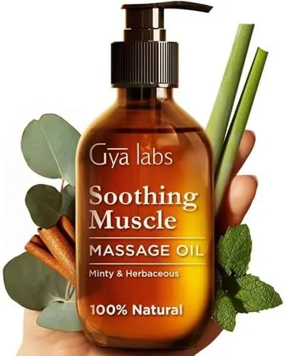 Produktbild: Gya Labs Beruhigendes Massageöl für Muskelkater - 100% Reines Natürliches Spa-Qualität für ein entspannendes, wärmendes Massageöl für alle Hauttypen für Männer und Frauen