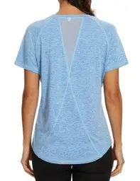 Produktbild: Gyabnw Sportshirt Damen Kurzarm Atmungsaktiv Funktionshirt Sport Oberteile Rundhals Top Frauen Fitness Laufshirt Yoga