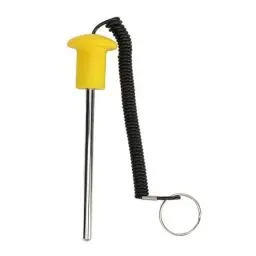 Produktbild: Gym Gewicht Stapel Pin, 8mm Durchmesser Selector Lock Pin Magnetische mit mit Lanyard Gym Zubehör Weight Stack Selector für Fitnesszubehör für Workout Fitness übung