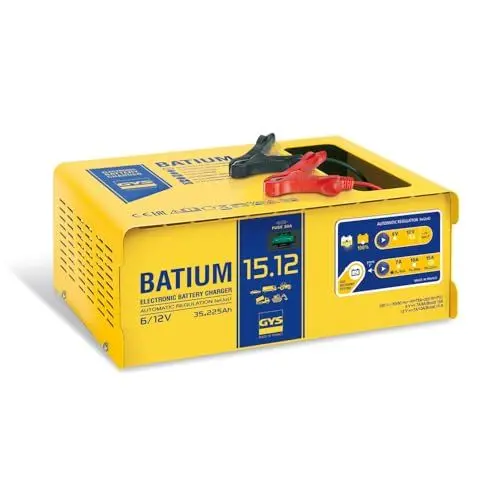 Produktbild: GYS Batium 15-12 6/12V automatisches Batterieladegerät mit Mikroprozessor