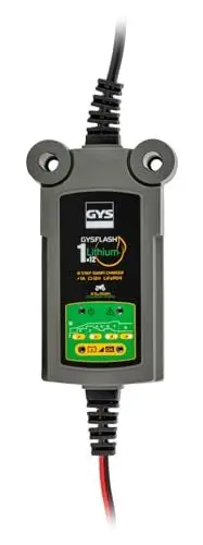 Produktbild: GYS Ladegerät Autobatterie Lithiumbatterieladegerät,1A für Auto und Motorräder, grau