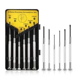 Produktbild: GZEINB 6 in 1 Mini Feinmechaniker Schraubendreher Set,Uhrmacherwerkzeug Set, Brillen und Uhrmacher Repair Gläser Kleine Schraubenzieher Präzisionsschraubendreher