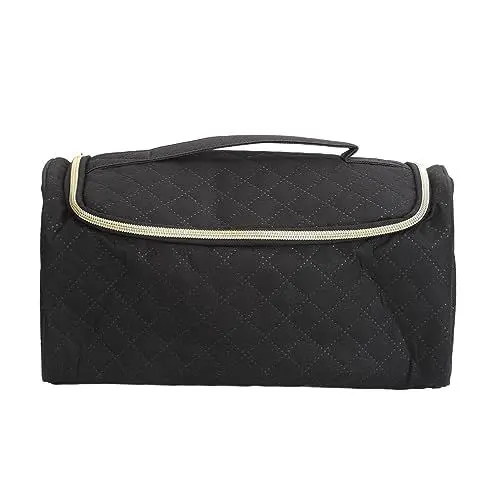 Produktbild: Haar Curling Eisen Lagerung Box Haar Curler Reisetasche mit Hängenden Haken Große Kapazität Zipper Tasche Haar Werkzeuge Lagerung Fall