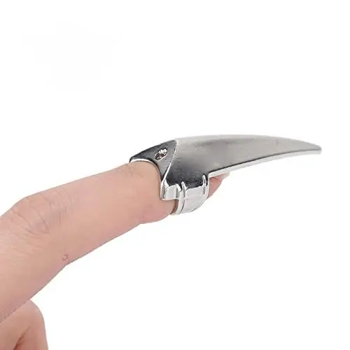 Produktbild: Haar Trennwerkzeug, Haarschnitt Ringe, Legierung Dauerhaft Dreadlocks Zöpfe Auswahlring für Perückenverlängerungen Dreadlocks Zöpfe (50x15mm/2.0x0.6in)(Silber)