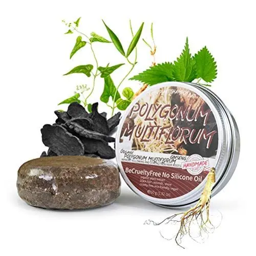 Produktbild: Tianbi Haar Verdunkelung Shampoo Bar，Shampoo Bar, Ginger Shampoo Soap, Multiflorum Shampoo Verdunkelung Shampoo Und Conditioner Organischen Haar Volumizing Und Feuchtigkeitsspendende Shampoo
