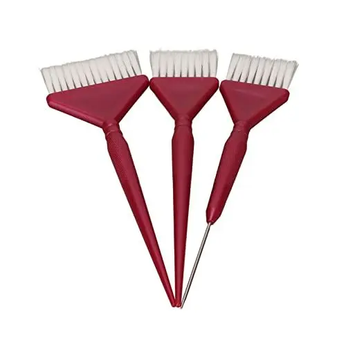 Produktbild: Haarfärbepinsel-Set, 3-teilige Farbpinsel für Friseursalon, Haarfärbepinsel, Tönungspinsel für Haarfarbe, Haarfärbepinsel, Rasierpinsel, Haare Färben, Farbpinsel, Färbewerkzeug