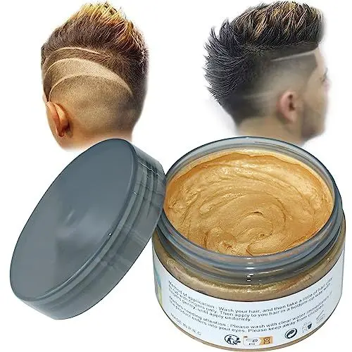 Produktbild: Haarfarbe Wachs, natürliche Matte Frisur für Party. Cosplay, Halloween (blau)