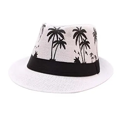 Produktbild: Haarhaube Für Locken Haarhaube Seide Für Locken Strand Erwachsene Sonnenschutzmittel Fischer Summer Fashion-Kappe Strohhut Mütze Beanie Herren XXL Long Beanie Herren XXL (White, One Size)