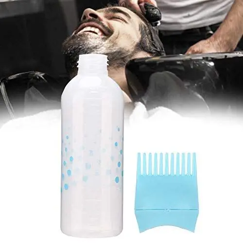 Produktbild: Haaröl-Applikatorbürste, Haarfärbeflasche mit Kammzähnen, 170 Ml, Haarfarben-Applikatorbürste für den Professionellen Salon- oder Heimgebrauch (BLUE)