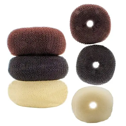 Produktbild: Haarschmuck Haarunterlage Volumkissen Haarkissen Donut Rolle Knotenpolster Knotenkissen Dutt Hilfe Haarteil