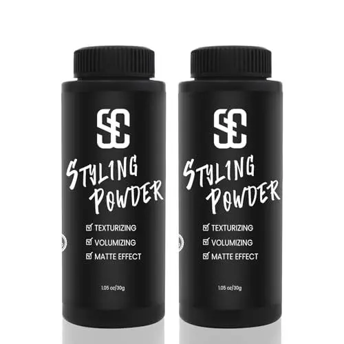 Produktbild: SOVONCARE Haarstyling Pulver Matte, Styling Puder, natürliches Aussehen, Haar Textur Pulver Haar Volumizer, mattes Finish, unisex, duftfrei, für jeden Look und Haartyp