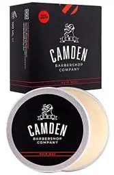 Produktbild: Haarwachs von Camden Barbershop Company ● jederzeit formbar ● Haarstyling und Haarpflege für Männer ● frischer Duft ● 100 ml