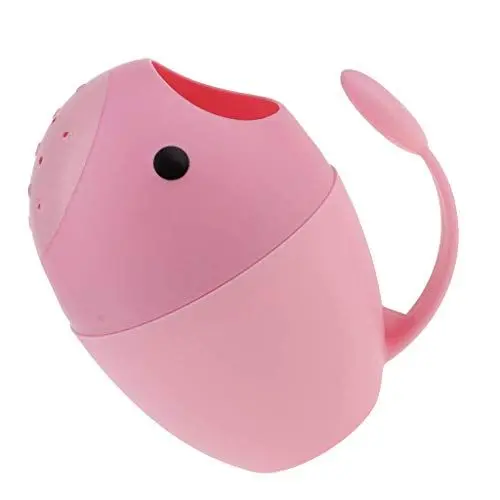 Produktbild: Haarwaschbecher Kinder Baby Shampoo Spülbecher Wasserfall Bad Rinser Bad Duschbecher Shampoo Rinser Krug für Kinder und Ältere, Pink