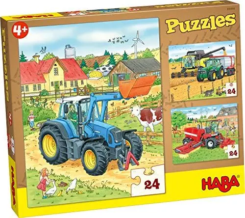 Produktbild: HABA 300444 Puzzles Traktor und Co.
