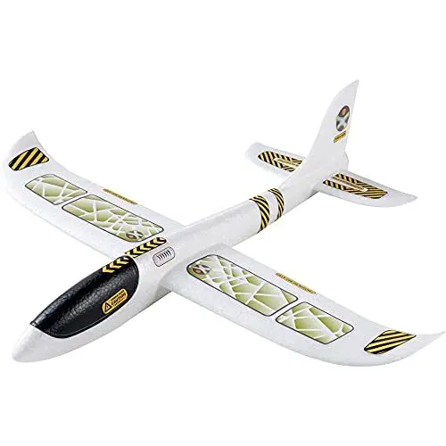 Produktbild: HABA Terra Kids Wurfgleiter – Gleitflugzeug für Kinder ab 5 Jahren, Robustes Styropor, hervorragende Flugeigenschaften, 48x48 cm, leicht zusammenbaubar – 1303520001