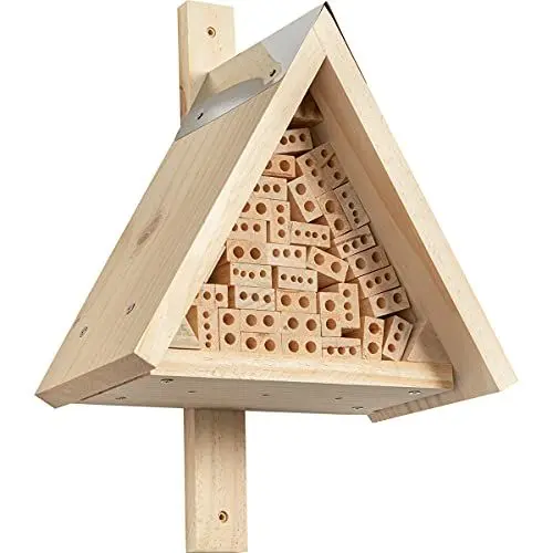 Produktbild: HABA 304543 - Terra Kids Insektenhotel-Bausatz, Bausatz und Anleitung zum Selber bauen von einem Insektenhotel für Kinder (28,5 x 40 x 28,5 cm), zum Beobachten von Insekten