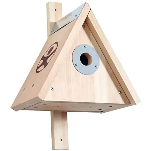 Produktbild: HABA 304544 - Terra Kids Nistkasten - Bausatz, Bausatz und Anleitung zum Selber Bauen eines Nistkastens für Kinder (28,5 x 40 x 28,5 cm), zum Beobachten von Vögeln