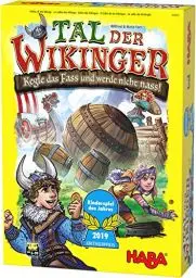 Produktbild: HABA 304697 - Tal der Wikinger, Brettspiel mit XXL-Spielplan und 3D-Wikingerschiffen, Spiel ab 6 Jahren