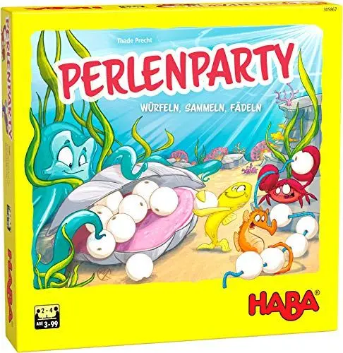 Produktbild: HABA 305867 - Perlenparty, Spiel ab 3 Jahren, bunt