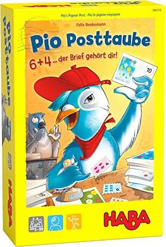 Produktbild: HABA 306710 - Pio Posttaube, Legespiel ab 5 Jahren, Bunt