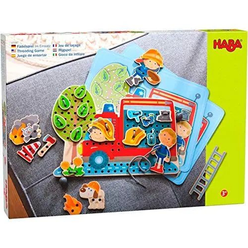 Produktbild: HABA Fädelspiel Im Einsatz (Kinderspiel)