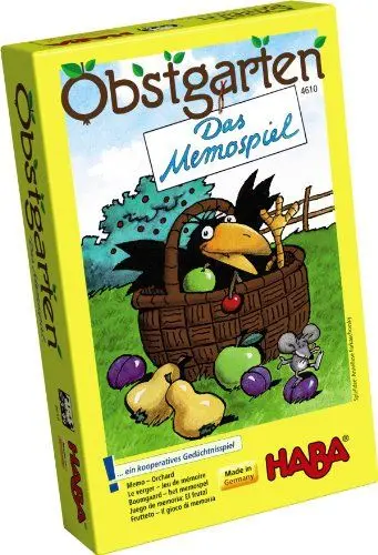 Produktbild: HABA Obstgarten: Das Memospiel – Kooperatives Farb- und Merkspiel - Für Kinder ab 3 Jahren – Fördert Konzentration und Teamfähigkeit – 1004610001
