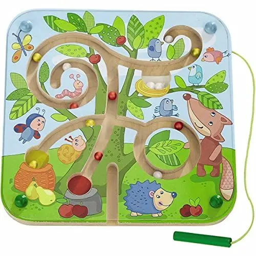 Produktbild: HABA 301057 - Magnetspiel Baumlabyrinth, pädagogisches Holzspielzeug für Kinder ab 2 Jahren, schult die Logik und Feinmotorik