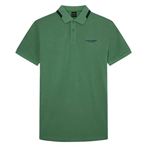 Produktbild: HACKETT LONDON Herren Am Tipped Polo Polohemd, Green (Green), S