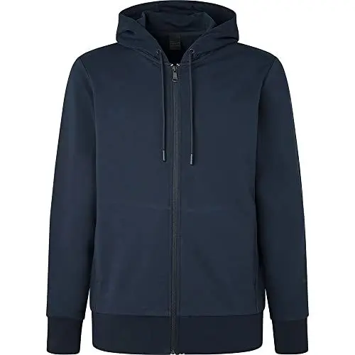 Produktbild: HACKETT LONDON Herren Essential Hoody Fz Kapuzenpullover, Blue (Navy), XS