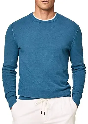 Produktbild: HACKETT LONDON Herren GMD Textured Crew Pullover, blau, XXL