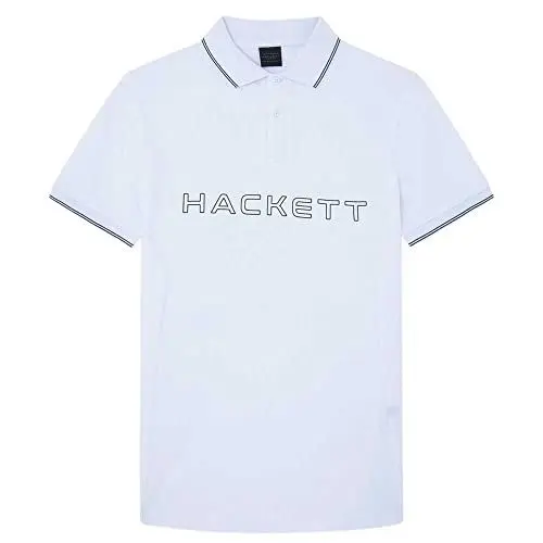 Produktbild: HACKETT LONDON Herren Hs Hackett Polo Polohemd, Weiß (Weiß), XXL