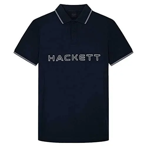 Produktbild: HACKETT LONDON Herren Hs Hackett Polo Polohemd, blau (Marineblau), XXL